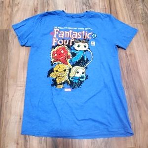 MARVEL POP! FANTASTIC FOUR TEE0 SZ M